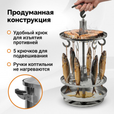Коптильня Hanhi с функцией шашлычницы фото 4
