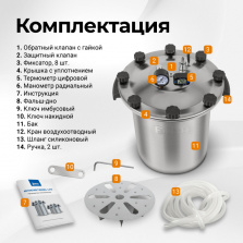 Автоклав Fansel Lite 2025, 14 л фото 3