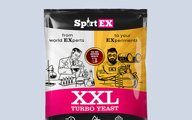 Дрожжи  SpirtEX «XXL» — для тех, кто гонит много и часто