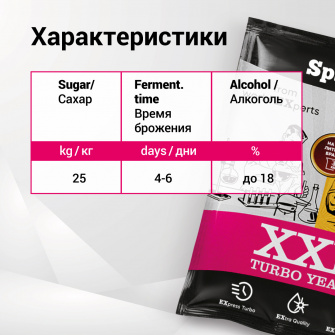 Дрожжи спиртовые SPIRTEX XXL