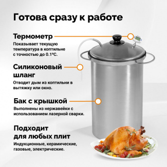 Коптильня Hanhi, 20 л 