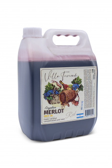 Моносортовое винное сусло MERLOT (красное), 5 кг