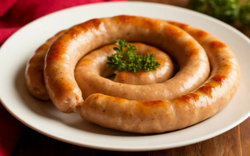 Домашняя куриная колбаса